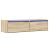 thumbnail of vidaXL TV-Schrank mit LED-Leuchten Sonoma-Eiche 100x35,5x25 cm