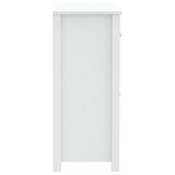 thumbnail of vidaXL Badschrank BERG Weiß 69,5x34x80 cm Massivholz Kiefer