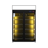 thumbnail of Gasfrit- Armario expositor para bebidas refrigerado 2 puertas SUBZERO 1253 x 750 x 2080 mm 1300 litros  refrigeración ventilada Luz led colorida