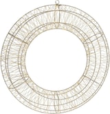 thumbnail of WellHome - Leuchtender Metallring mit 1800 warmweißen Micro-LEDs 58x13x58cm