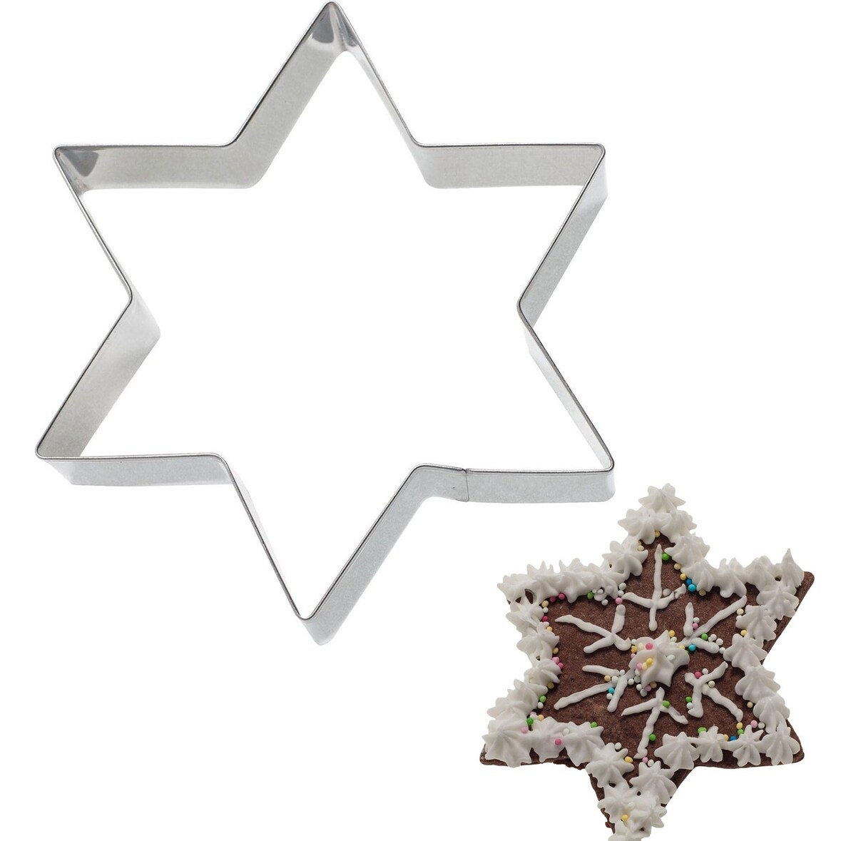 Westmark Lebkuchen-Ausstechform Stern, 12 cm, lose mit EAN, 35122291