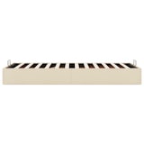 thumbnail of vidaXL Ottoman-Bett ohne Matratze Creme 90x200 cm Stoff