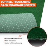 thumbnail of Rasenteppich 200 x 300 cm Grün mit Noppen Kunstrasen Teppich Balkon Terrasse Outdoor