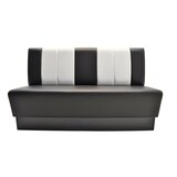 thumbnail of Gastro Sitzbank Americano Retro | Dinerbank Schwarz & Weiß | 160 cm breit | Amerikanische Sitzbank