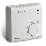 thumbnail of Perry - Termostato elettronico a espansione di gas serie "Teg" con spia e selettore "On/Off" colore bianco. Perry