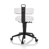 thumbnail of Werkkruk / balansstoel TOP WORK FLEX PU wit hjh OFFICE