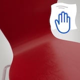 thumbnail of Lot de 4 chaises empilables Calisto Rouge