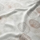 thumbnail of Bettwäsche 135x200 cm Winter Set Fleece Kreise Beige Weiß Grau flauschig warm 4 teilig