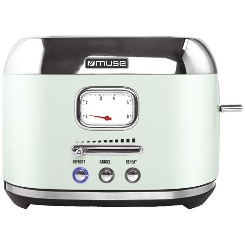 MUSE Grille-pain 2 fentes Vert Eau & Inox - Collection of Inspiration - MS120AG