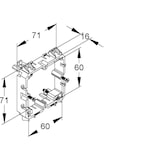 thumbnail of Niedax Geräteträger GDTR 15