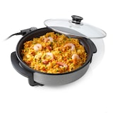 thumbnail of TRISTAR Paellera Multifunción, 30 cm, Termostato regulable, Recubrimiento antiadherente, Tapa con válvula de vapor, Base antideslizante, 1500 W