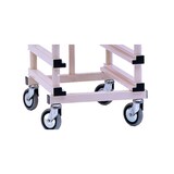 thumbnail of Carro porta bandejas plegable de 540 x 650 x 1900 mm. (h)  Para cajas o bandejas N.E. de hasta 235 mm. (h) 6 niveles GRIS, RUEDAS DE PP