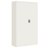 thumbnail of Décoshop26 - Büroschrank mit Schubladen 4 Einlegeböden 105 x 40 x 180 cm weißer Stahl DEC024519