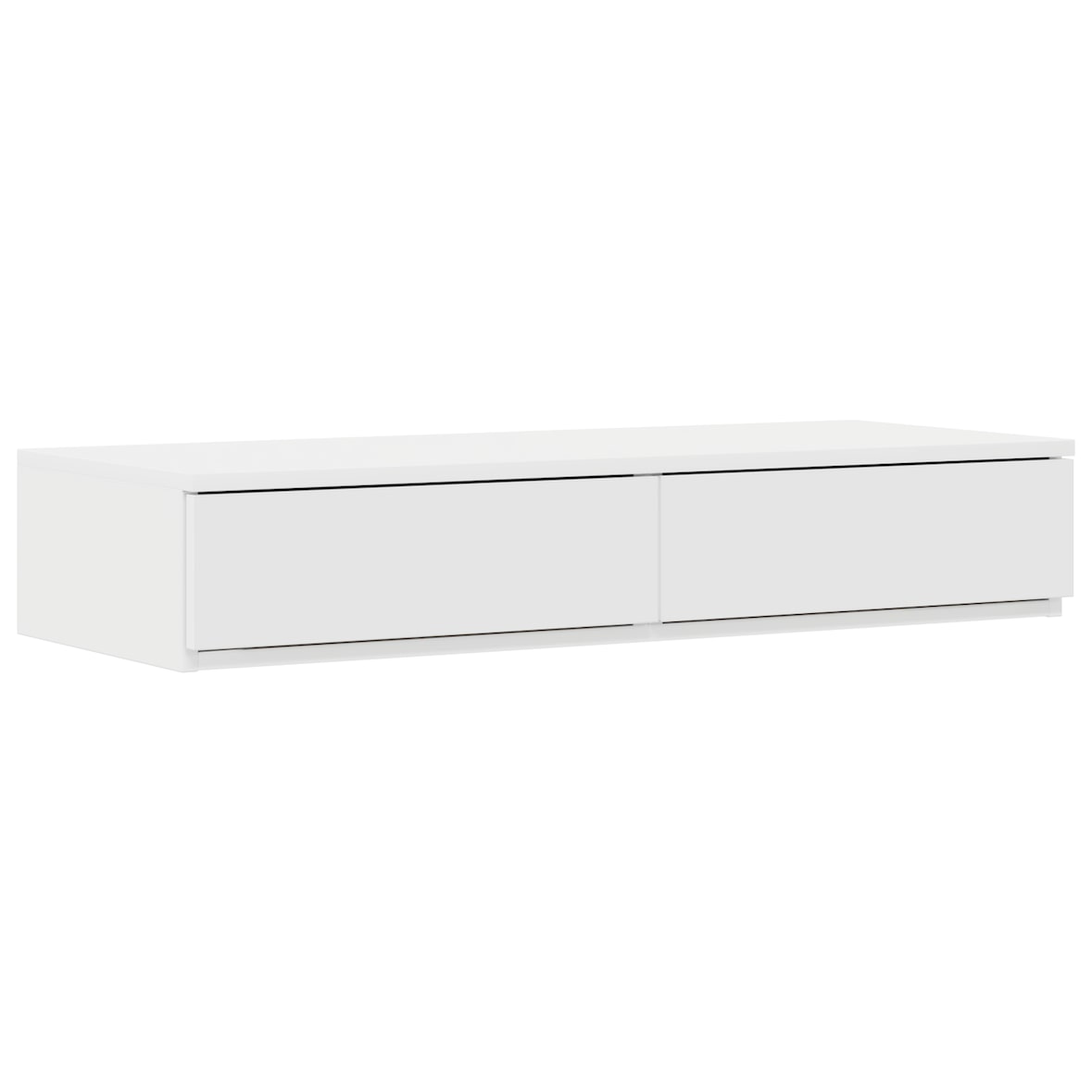 vidaXL Bettschubladen Weiß 80x36,5x16,5 cm Holzwerkstoff