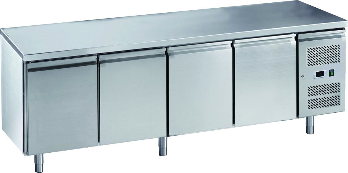 GastroHero Kühltisch ECO 4/0 - GN 1/1