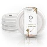 thumbnail of 100 Kaffeebecher-Deckel - Bagasse Deckel Kaffeebecher 90mm -  (weiß, 300ml)