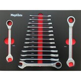 thumbnail of Mephisto Werkzeugwagen Werkstattwagen mit Edelstahlablage und 8 von 8 Schubladen mit Chrom-Vanadium Werkzeug in Soft Inlays mit Carbonoptik