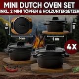 thumbnail of GUSSKÖNIG  4er Mini Dutch Oven-Set