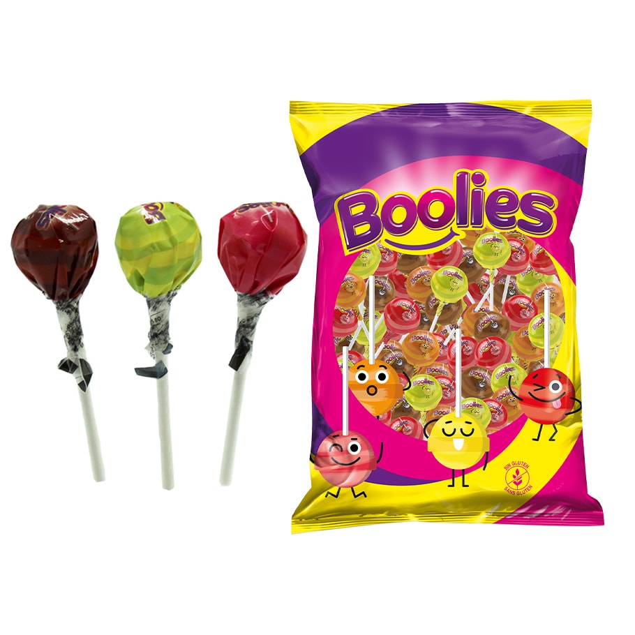 Bonbon sucette baton 8 x 200u Boolies