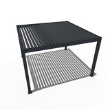 thumbnail of Weide Deluxe Plus | Pergola Voll Aluminium freistehend | 4 x 4 M | Lamellendach anthrazit