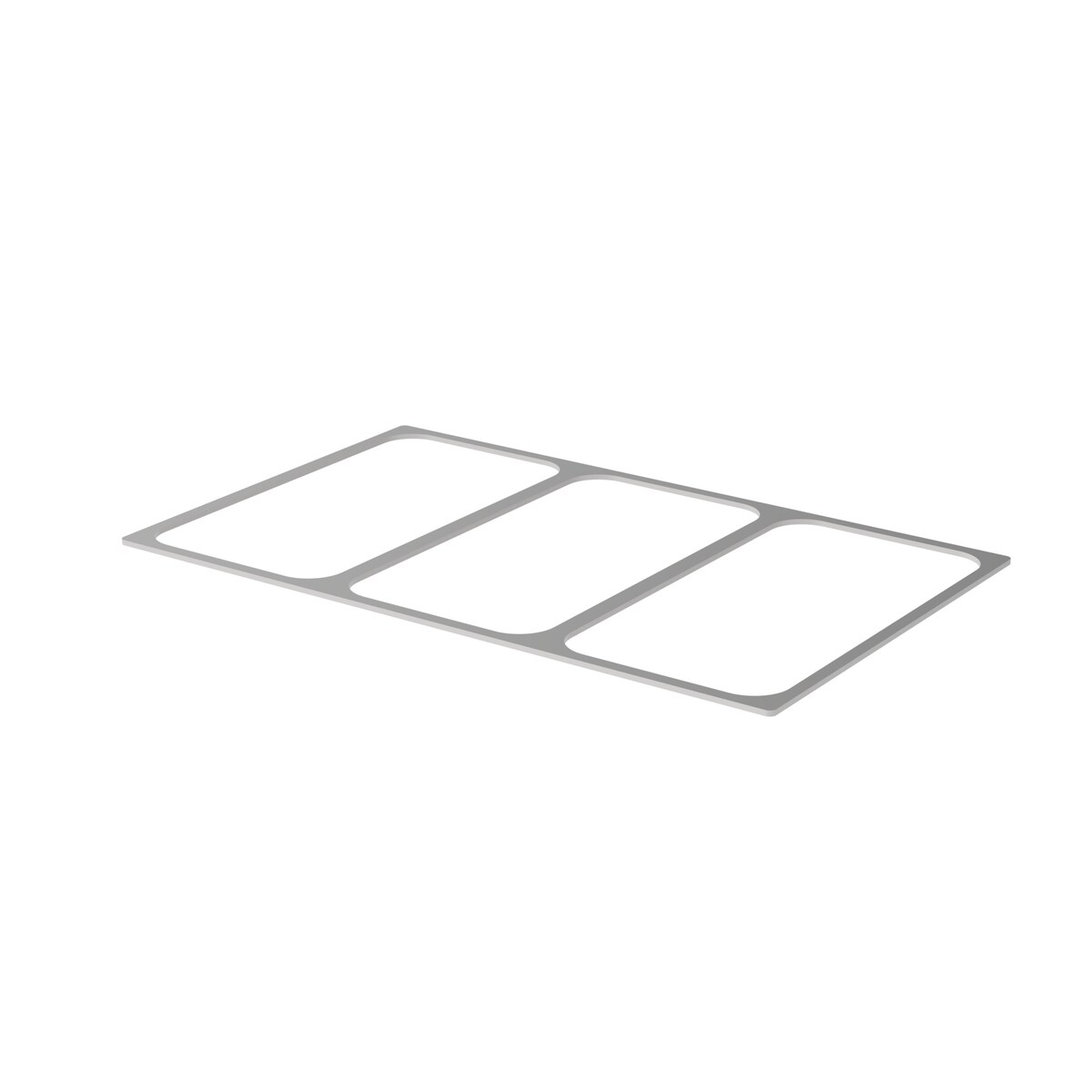 Rieber Einschubrahmen 1/6, 1/9 für thermoport, Edelstahl mit 2 Querstegen