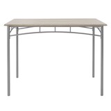 thumbnail of ML-Design Esstisch Set 4-tlg., Eiche-Rustikal, Tisch mit 2 Stühlen & 1 Bank, Essgruppe für 4 Personen, Küchentisch mit Metallrahmen, Bartisch Set,