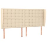 thumbnail of vidaXL Kopfteil mit Ohren Creme 183x23x118/128 cm Stoff