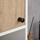 thumbnail of kleankin armario alto de baño columna auxiliar de baño con 2 puertas y 6 estantes para ducha aseo dormitorio estilo moderno 31,5x30x169 cm