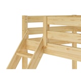 thumbnail of Doppel-Etagenbett 120x200 und 80x200 Erwachsenen-Stockbett Kiefer Massivholz natur V-60.18-08-12 Rollrost inkl.