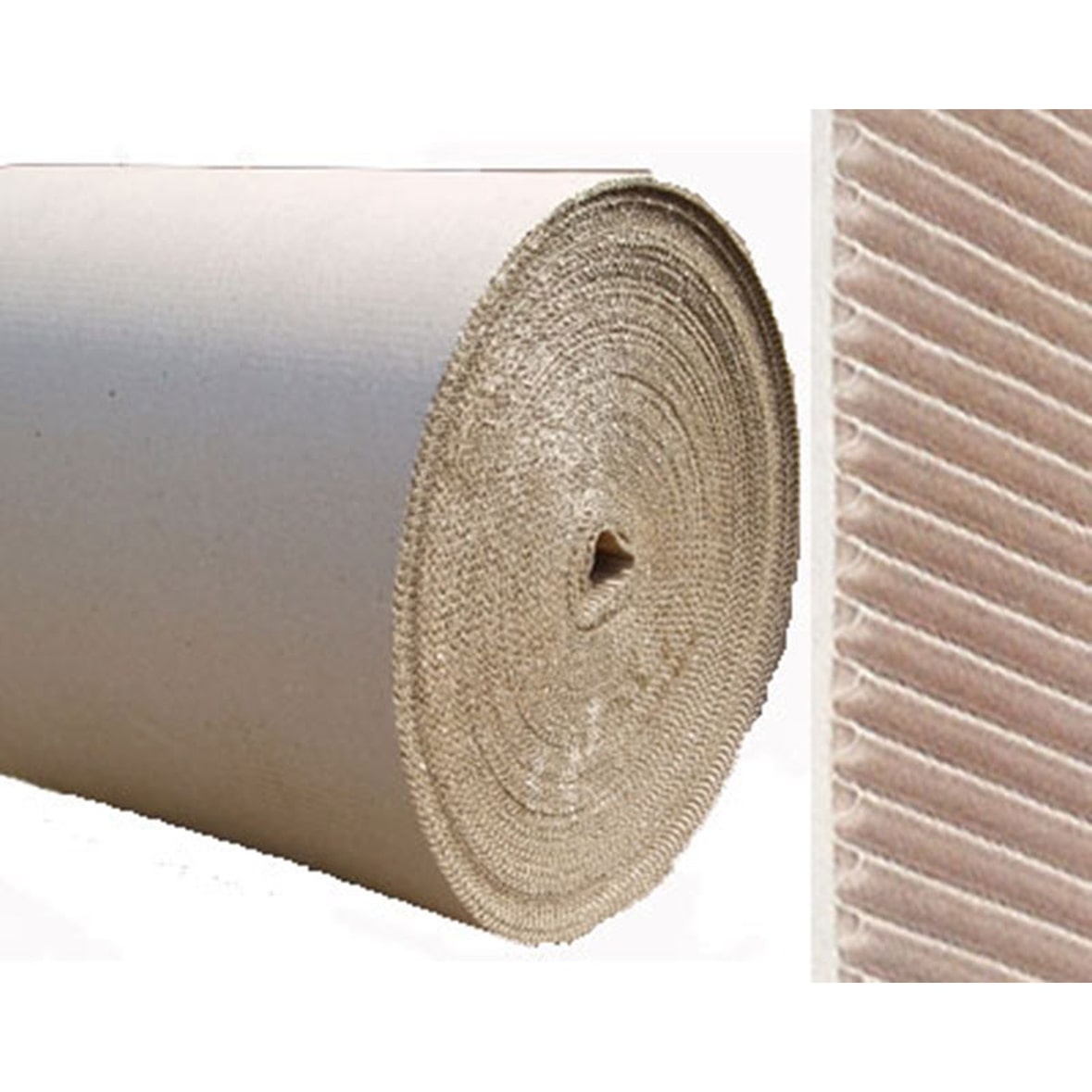 Rollenwellpappe Wellpappe auf Rolle 100cm x 10m B-Welle