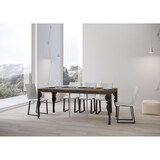 thumbnail of Ausziehbare Konsole 90x40/300 cm Paxon Premium Walnuss Anthrazitrahmen