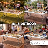 thumbnail of Casaria Gartentisch Campingtisch klappbar 220cm Weiß