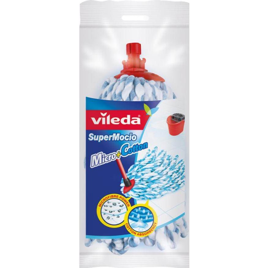 Vileda Recharge SuperMocio microfibre et coton