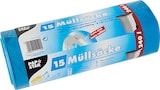 thumbnail of Starpak 15 Müllsäcke, LDPE 240 l 125 cm x 100 cm blau extra stark und extra reißfest