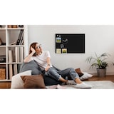 thumbnail of ALLboards Metallische Magnettafel KREIDETAFEL SCHWARZ 60x40cm Memoboard  Magnetpinnwand + 6 Tafelkreide, 10 Magnete und Schwamm