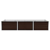thumbnail of vidaXL Garten-Hochbeet Braun 240 x 80 x 45 cm Verzinkter Stahl