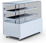thumbnail of Gastro Kuchenvitrine Kühlvitrine Kühltheke Vitrine 610x835x1270mm 320l 2 Ablagen