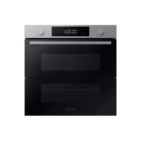 Forno elettrico Samsung Dual Cook Flex doppia porta da incasso INOX 76L/2950W/A+/Nero