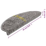 thumbnail of vidaXL Trapmatten 15 st 65x21x4 cm grijs