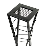 thumbnail of DanDiBo Design Weinregal Metall Schwarz Blumensäule Esperanza 80 cm Flaschenregal Stehend Flaschenständer Flaschenhalter Schwarz Blumenständer