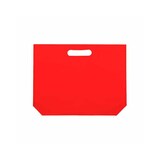thumbnail of MONOUSO - Vliesstofftasche Gestanzten Griffen Rot 34+8x26cm (25 Stück)