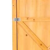 thumbnail of tectake Armoire de jardin adossée Taman 75 x 56 x 118 cm  Marron