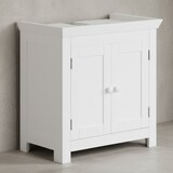 thumbnail of Klassischer Landhausstil Waschbeckenunterschrank, `Mdf` - Stabil & Geräumig. 57x30x56 cm | Kadima Design