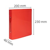 thumbnail of Exacompta 998X 15x Flexible Ringbücher, PP, Rückenbreite 40mm, für DIN A5, Crystal - Farben sortiert
