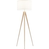 thumbnail of Stehleuchte Lunaris, Textilschirm, Dreibeingestell - eiche