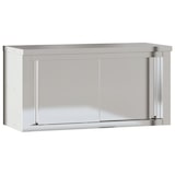 thumbnail of vidaXL Küchen-Wandschrank mit Schiebetüren Edelstahl