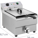 thumbnail of Royal Catering Freidora eléctrica - 16 L - grifo de vaciado - 230 V