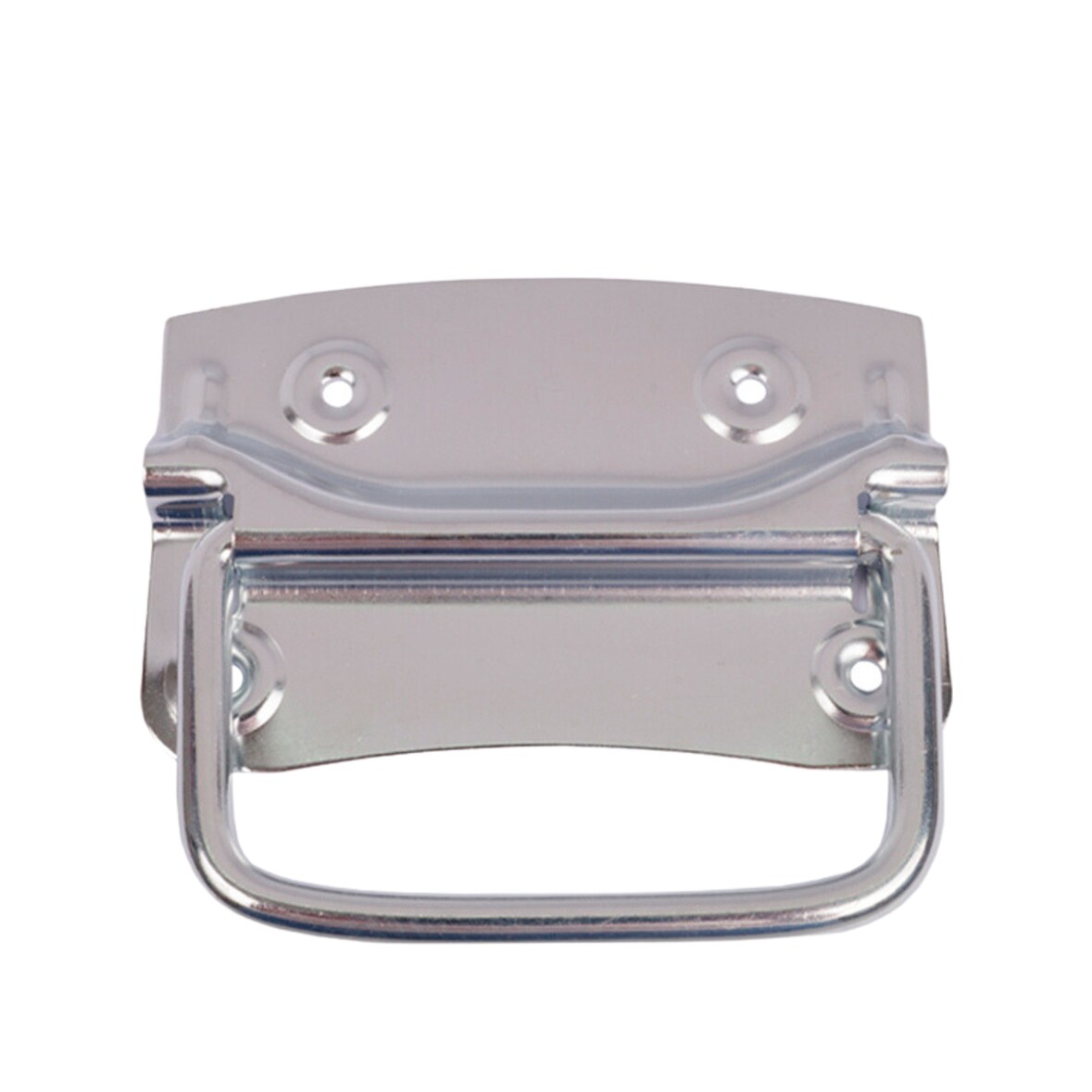 PRIOstahl Kistengriff Griff 1 Stück Verzinkt 120 x 80mm + Befestigungsschrauben aus Stahl für Truhen