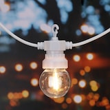thumbnail of WellHome - Guirnalda de luces LED blancas cálidas para decoración interior 10 bolas G50 con temporizador y transformador incluido