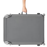 thumbnail of tectake Lot de 2 bains de soleil Chloé 4 positions avec appui-tête et pochette - gris - 405127